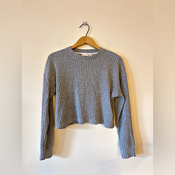 Wilfred Free Ribbed  Crop Sweatshirt-Size XS - Picture 1 of 6